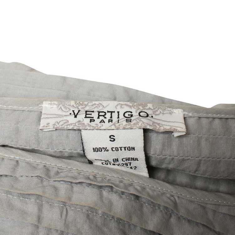 Vertigo Grey blouse with puffed sleeves - image 5
