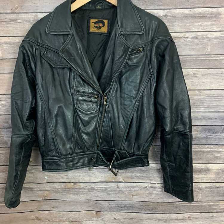 Vintage Vintage Foxrun Black Leather Jacket - image 5