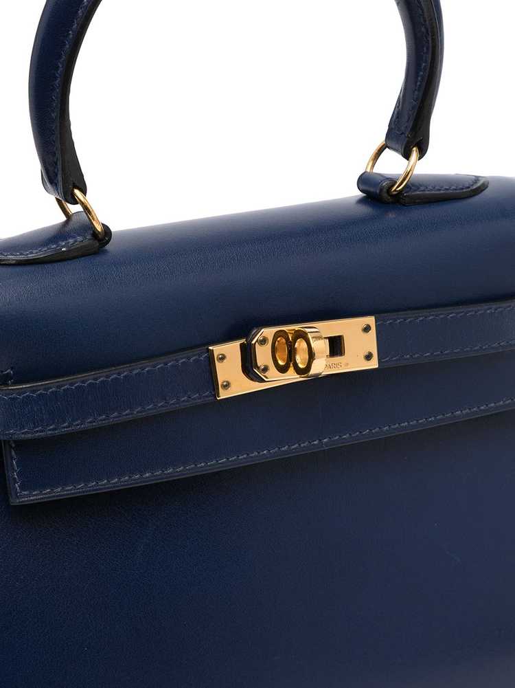 Hermès Pre-Owned 1995 Kelly Sellier 20 bag - Blue - image 4