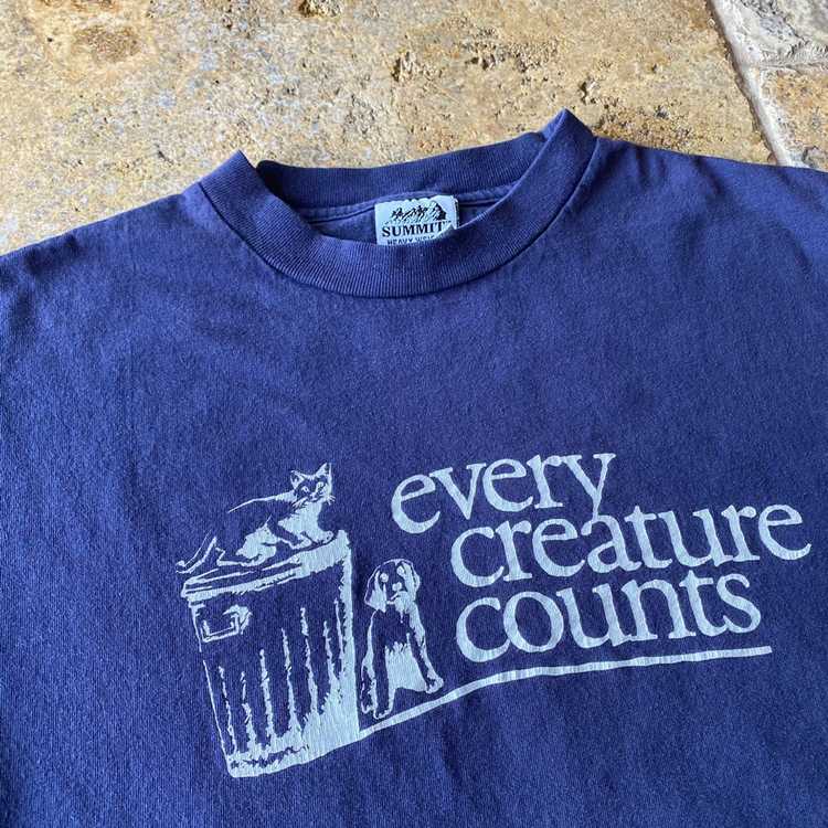 Vintage Vintage Every Creature Counts Heart Of Hu… - image 3