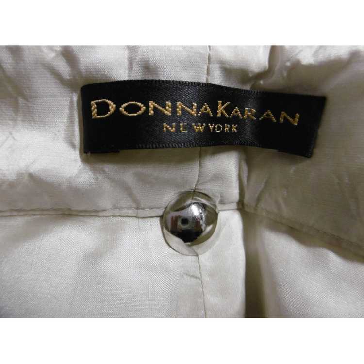 Donna Karan Trousers Silk in Cream - image 5