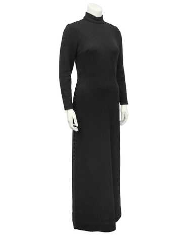 Black Knit Gown - image 1