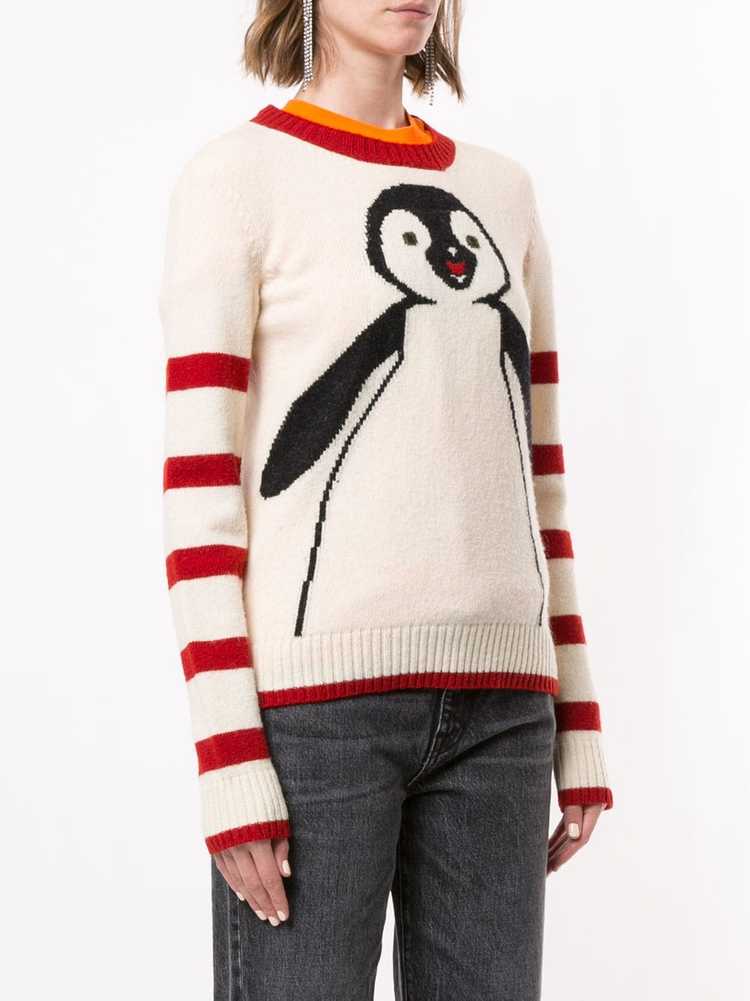 CHANEL Pre-Owned 2007 penguin intarsia jumper - W… - image 3