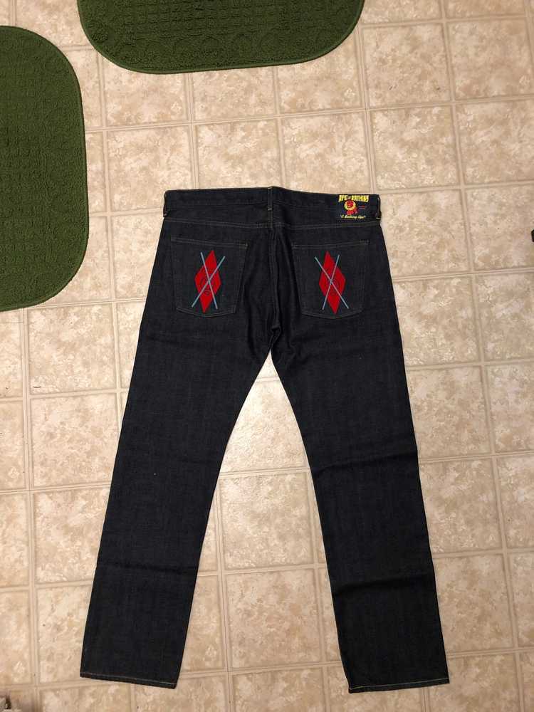 Bape Raw Dark Wash Denim - image 4