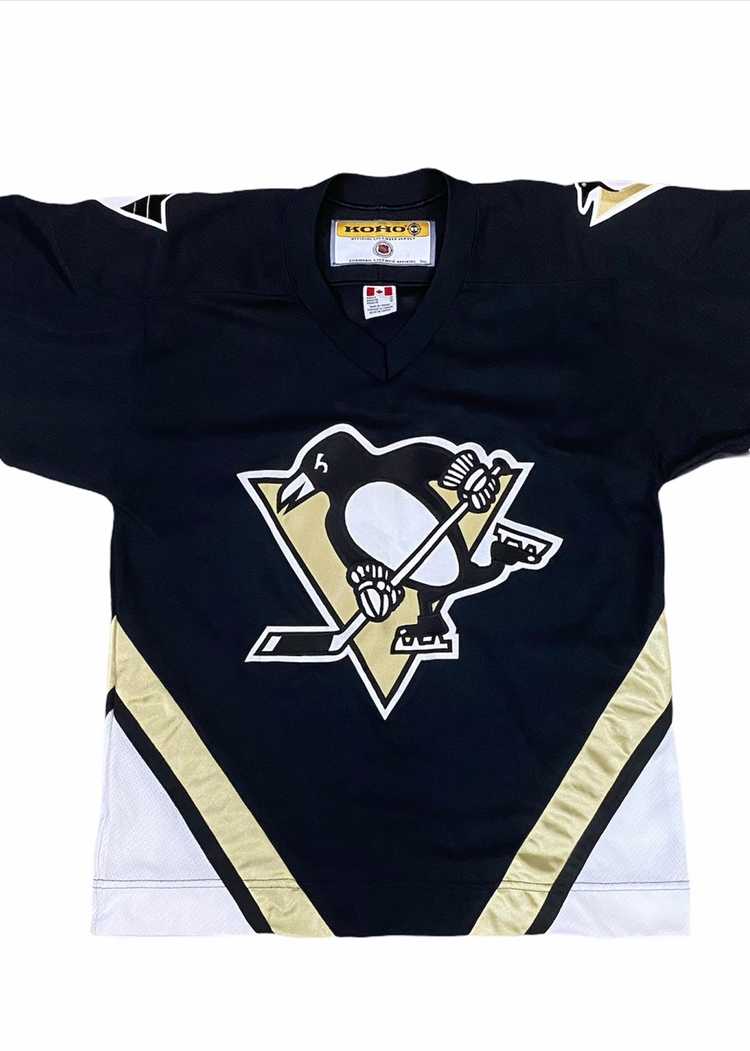 SIDNEY CROSBY Pittsburgh Penguins 1990's CCM Throwback Home NHL Jersey -  Custom Throwback Jerseys