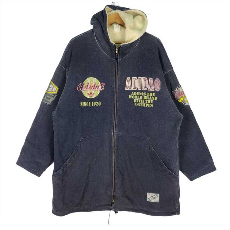 Adidas × Vintage Vintage 90s ADIDAS Sherpa Lining… - image 2