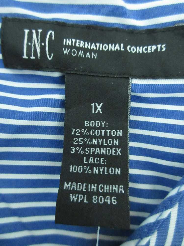 INC International Concepts Button Down Shirt Top - image 2