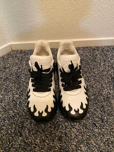 alexander mcqueen flame sneakers