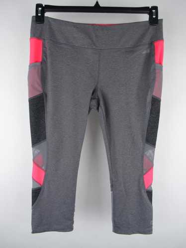 Avia Activewear Light Gray Stripe Leisure Travel Knit Pants 3X