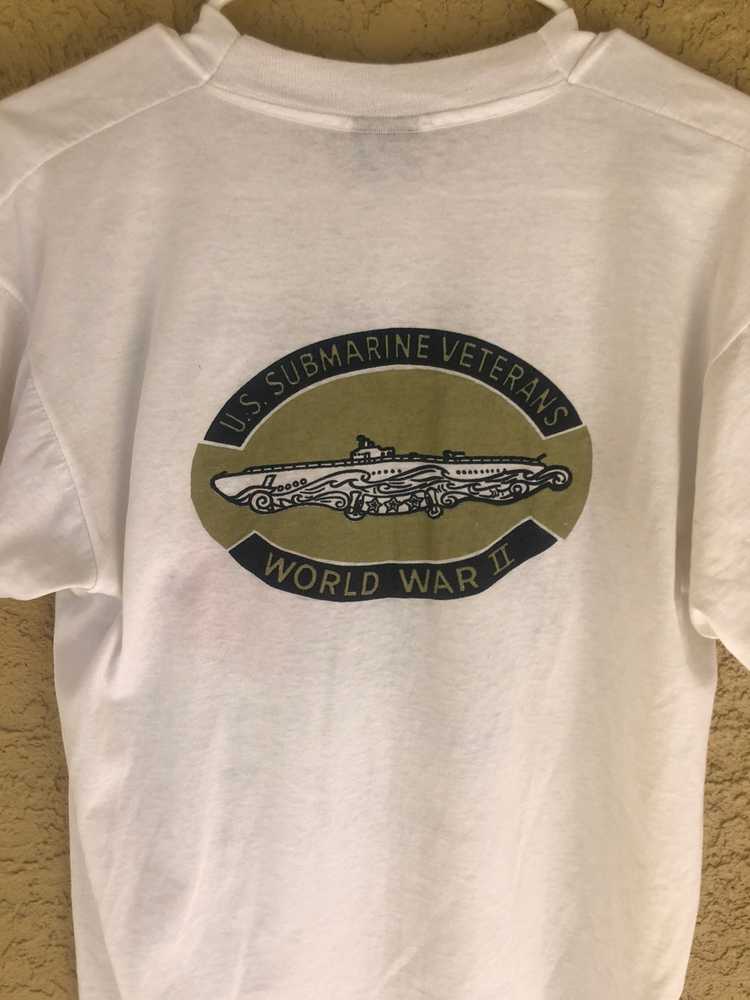 Vintage WW2 submarine vet tshirt - image 2