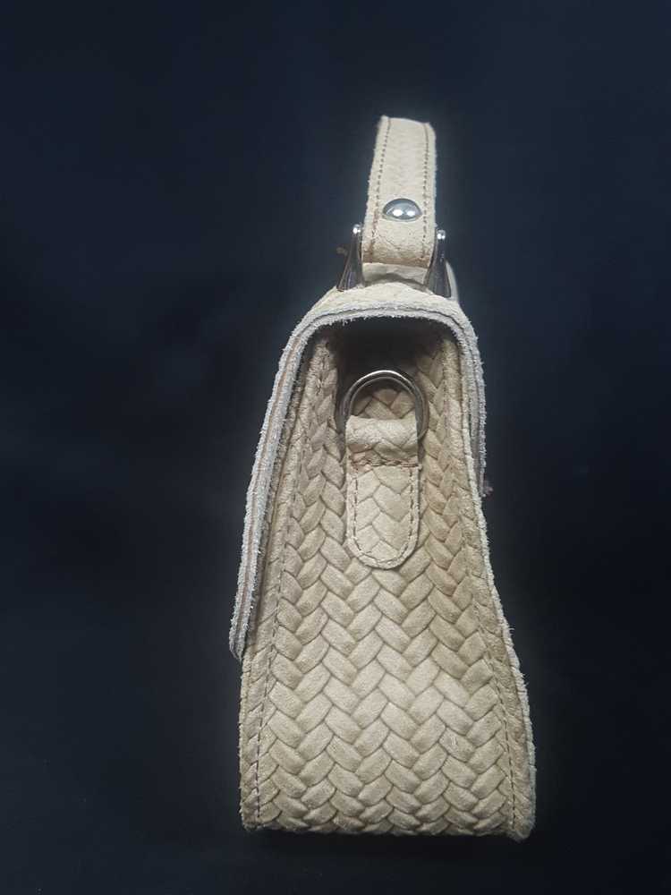 Borso in Pelle Braided Leather Handbag - image 6