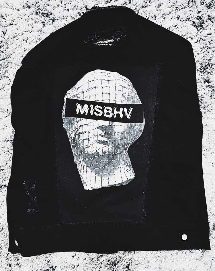 Misbhv MISBHV “HARDCORE” BLACK DENIM JACKET - image 2