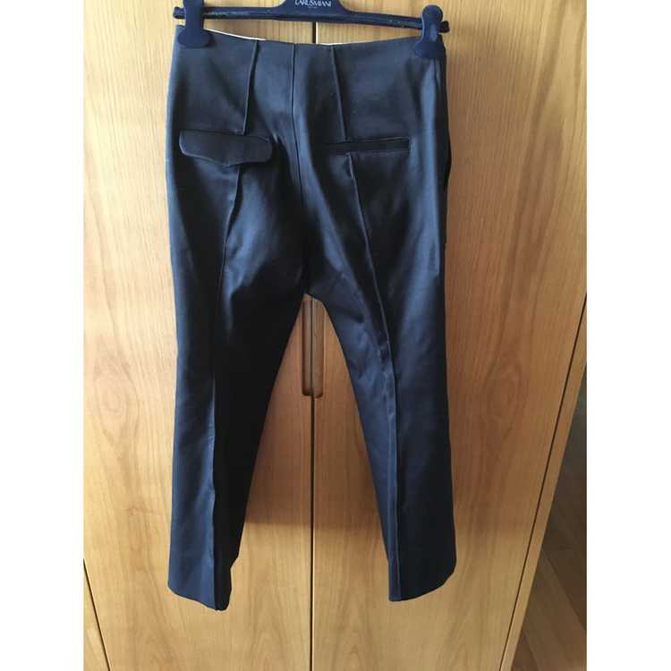Bassike Trousers Cotton in Black - image 2