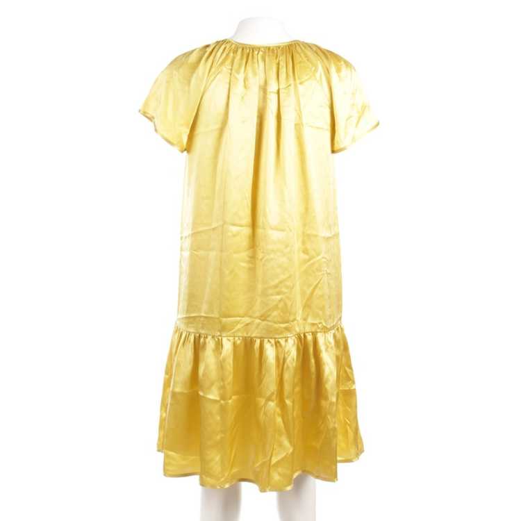 John Galliano Dress Silk in Yellow - image 2