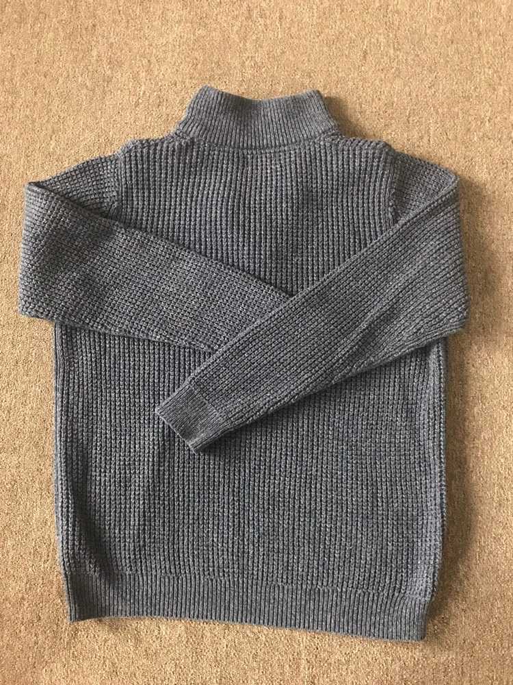 L.L. Bean vintage pull over zip up sweater - image 2