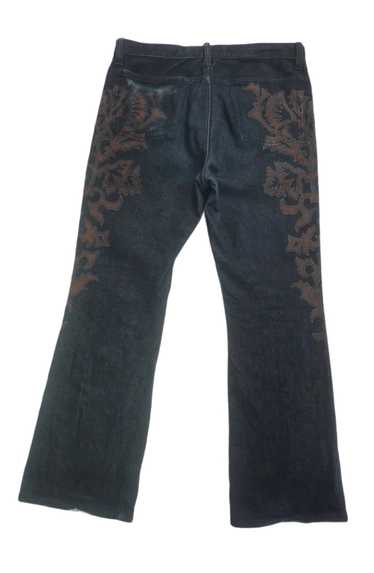 【KOOLOSET】Premium Japanese Flare Denim Japanese Brand Custom Culture Abstract Flare Jeans - Gem