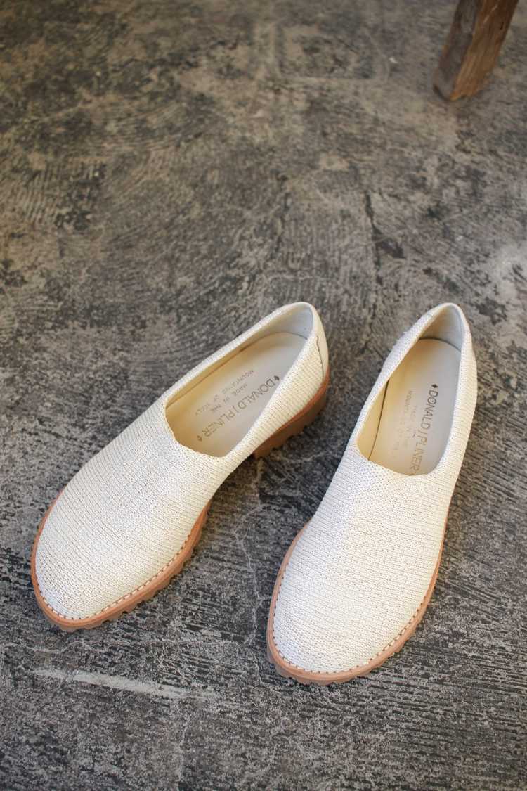 1980s Deadstock Donald Pilner Woven Gumsole Shoes… - image 6