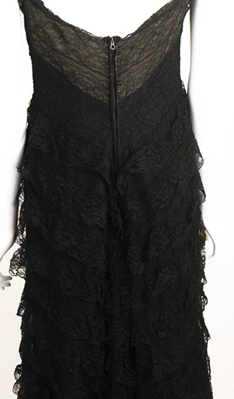 1930s Lace Evening Gown - image 3