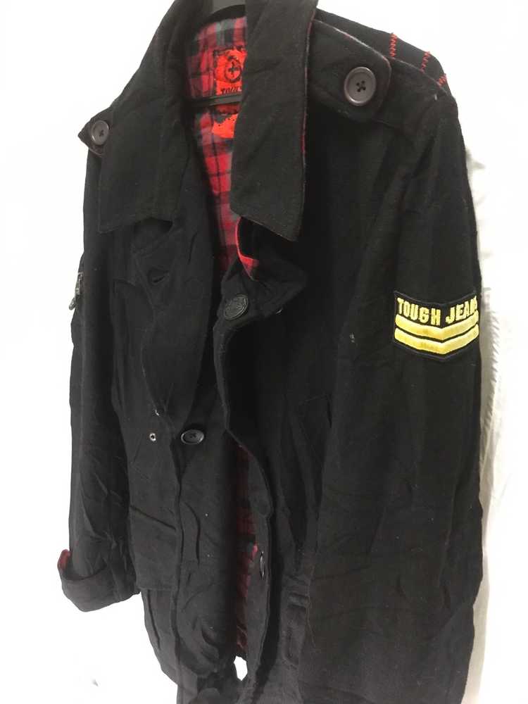 Japanese Brand TOUGH JEANSMITH Black Wool Jacket - image 3