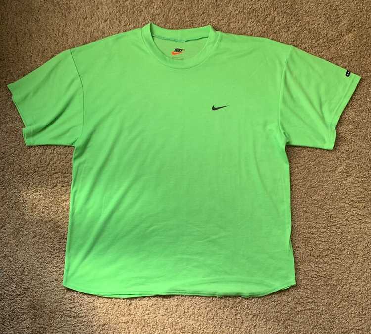 Nike × Vintage Nike Dry Fit Green shirt - image 2