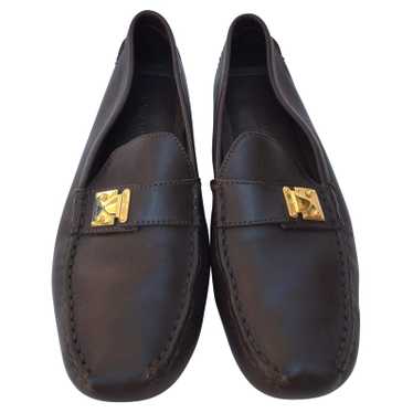 Louis Vuitton Slippers/Ballerinas Leather in Brown - image 1