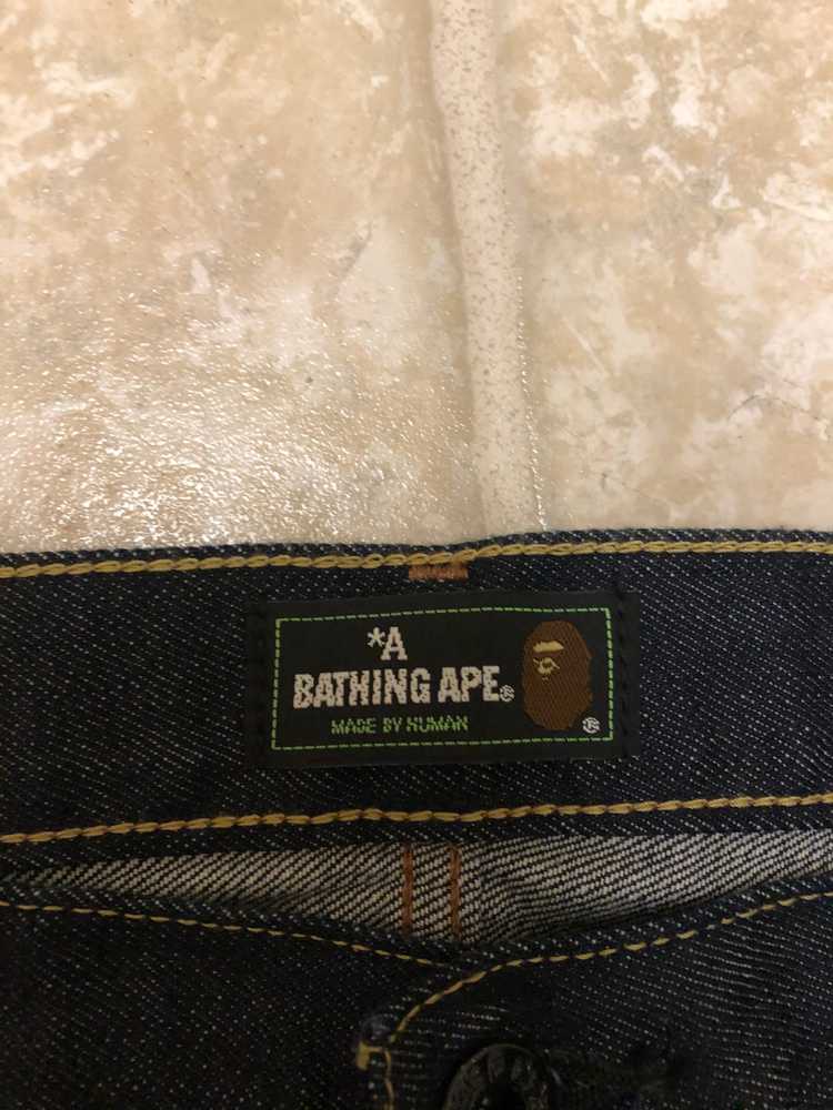 Bape Raw Dark Wash Denim - image 6