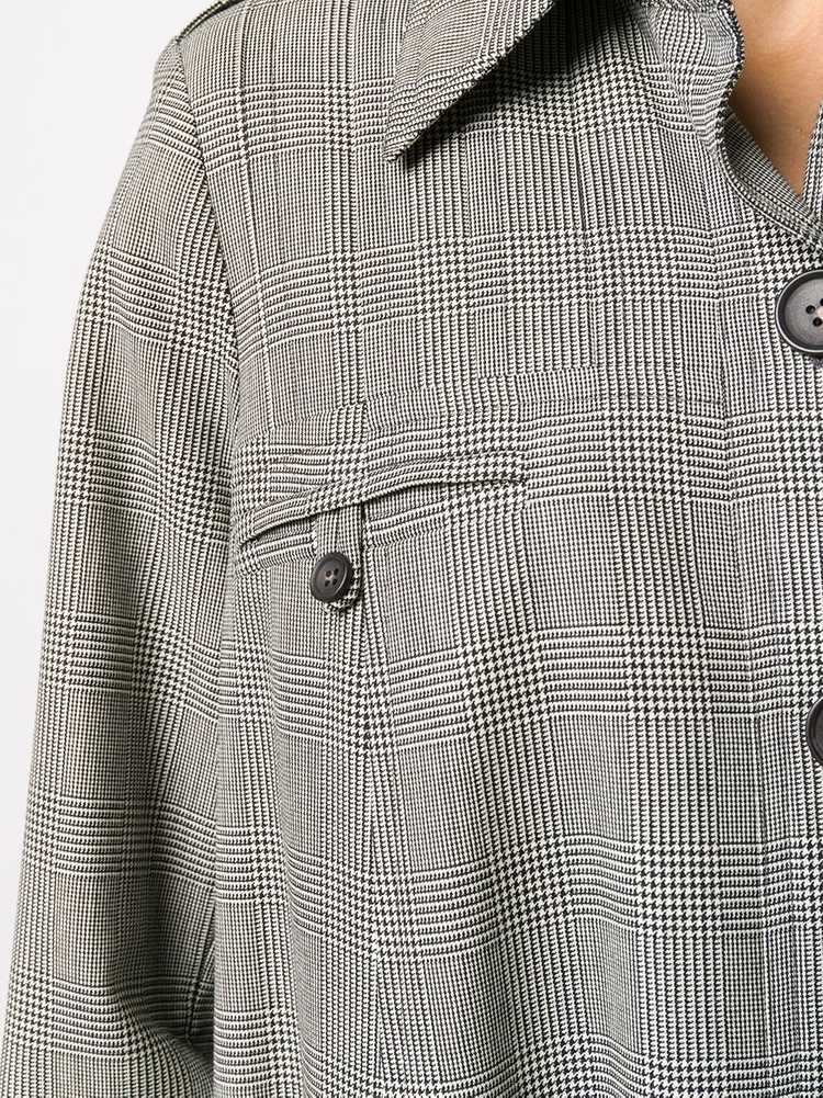 Christian Dior Pre-Owned 2000s check print trench… - image 5