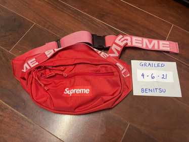 supreme waist bag ss18 red