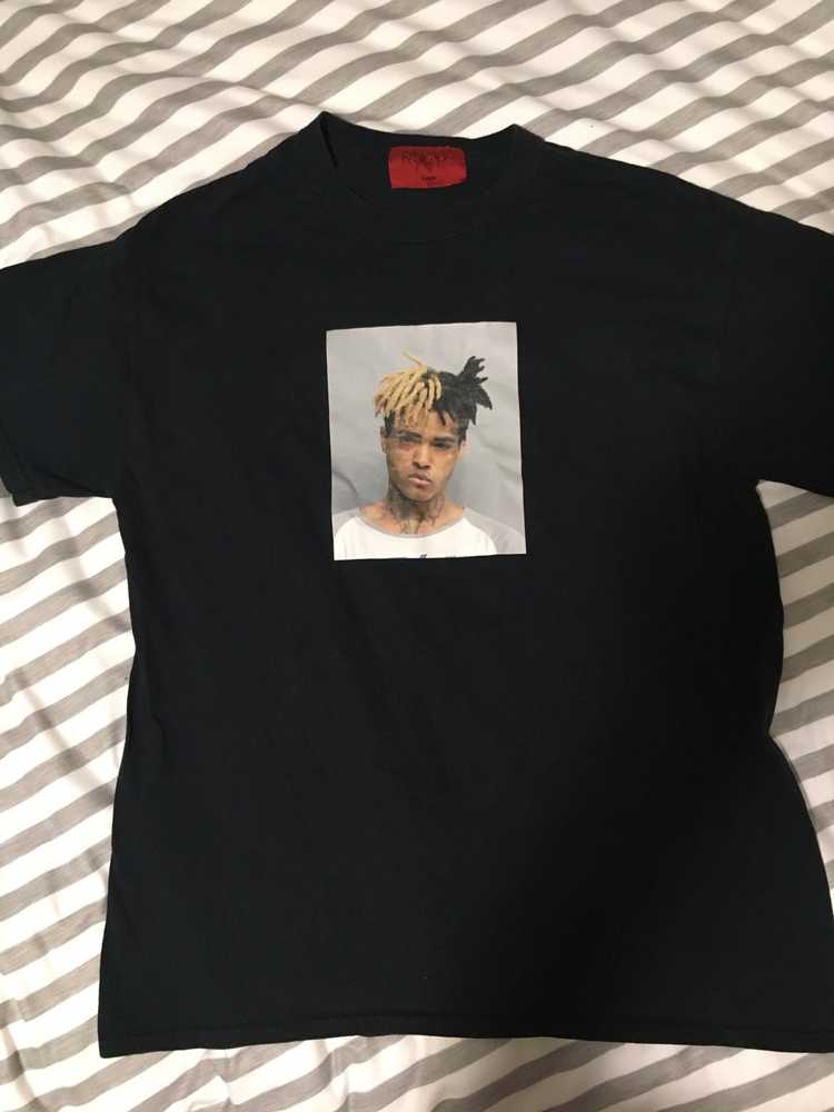 Revenge XXXTentacion Mugshot Tee Black Red Tag First … - Gem