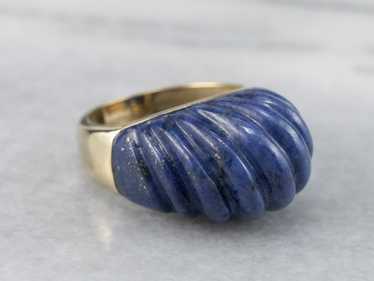 Mughal gems & jewellery 925 Sterling Silver Ring Natural Blue Quartz Gemstone Fine Jewelry Ring for Women & Girls Size 6.75U.S 