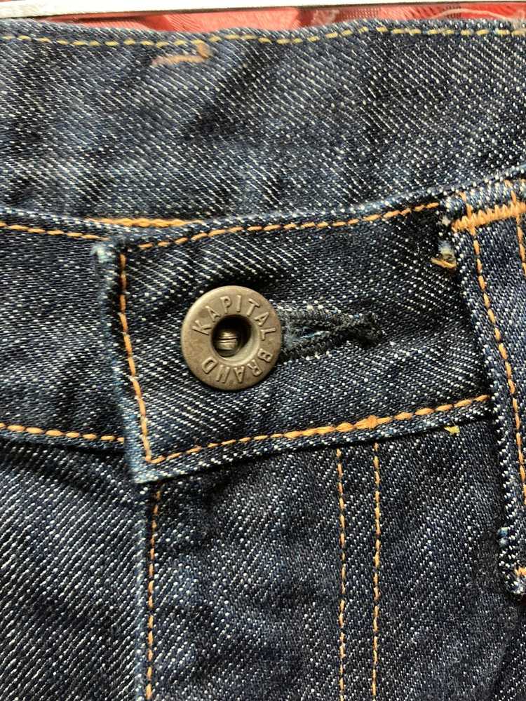 Kapital × Kapital Kountry Kapital Leather Patch Denim… - Gem