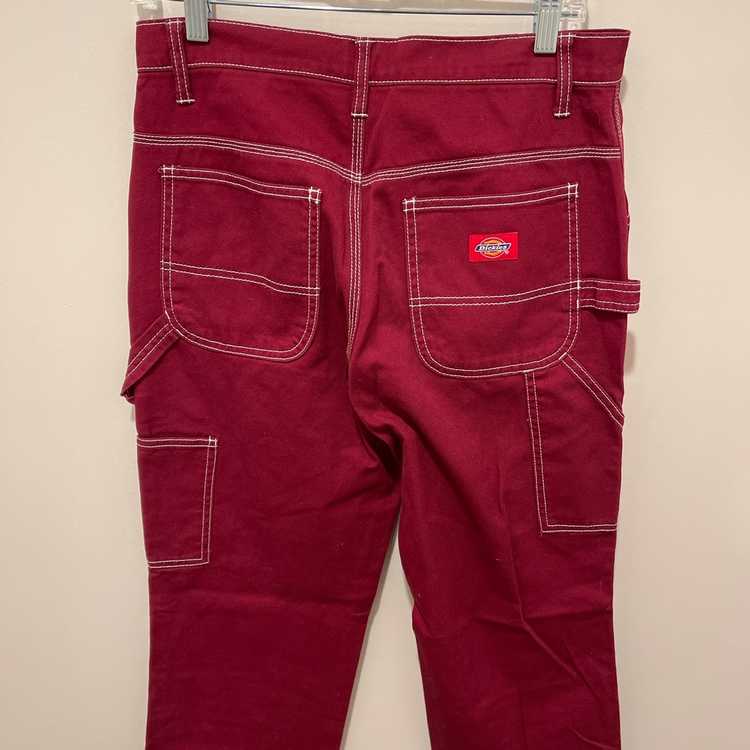 Dickies red/burgundy dickies carpenter pants - image 2