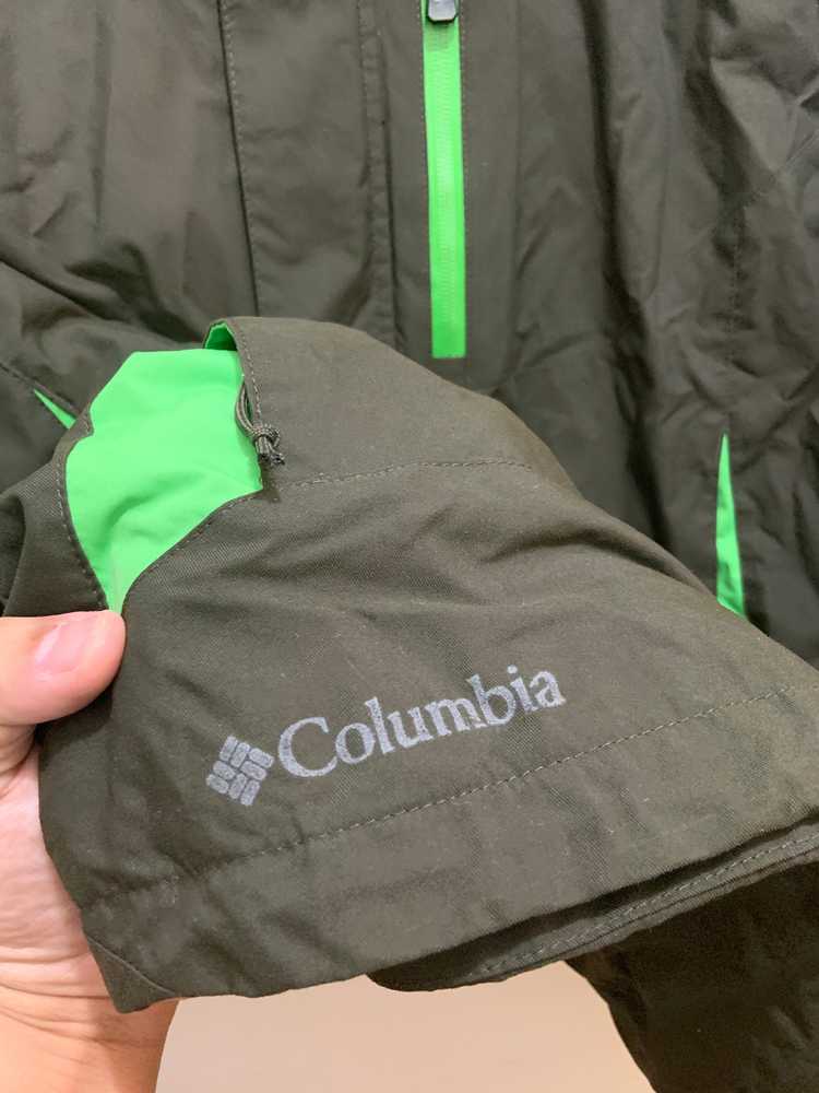 Columbia Columbia Titanium Green Khaki Tech Jacket Sz… - Gem