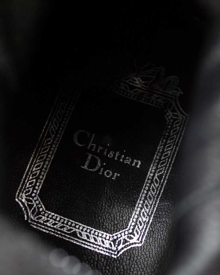 Christian Dior Black Suede Over-the-Knee Boots - image 7