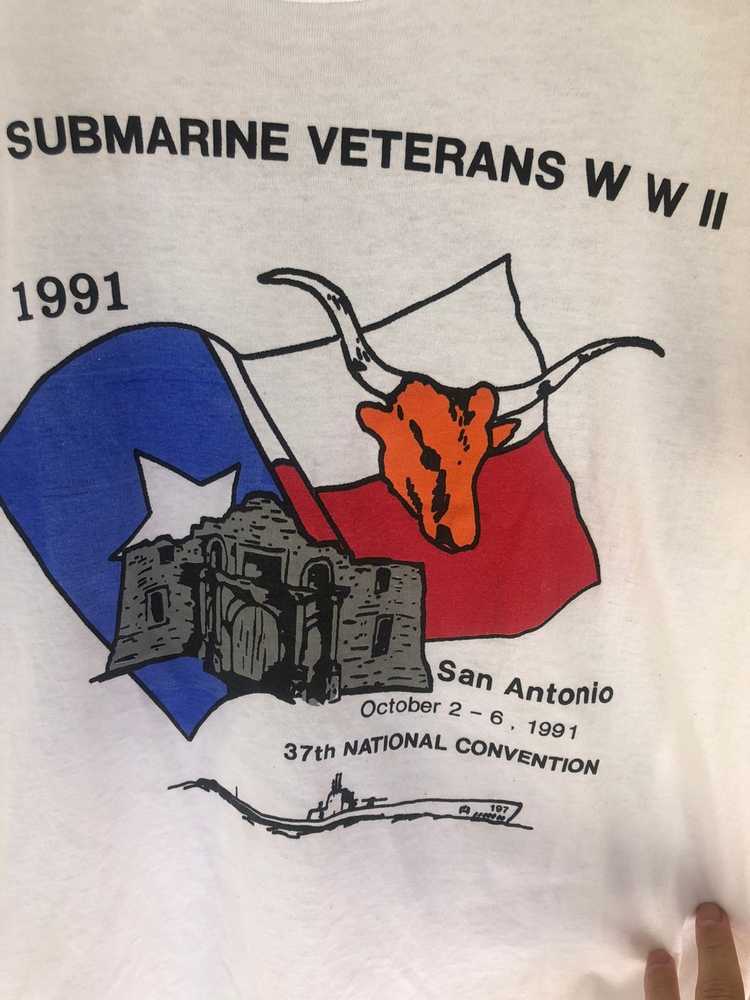 Vintage WW2 submarine vet tshirt - image 3