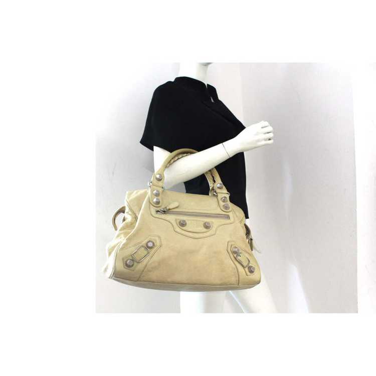 Balenciaga City Bag Leather in Beige - image 7